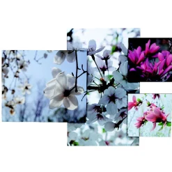 Gifi Tableau déco fleurs en relief