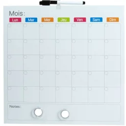 Gifi Tableau mémo calendrier avec feutre