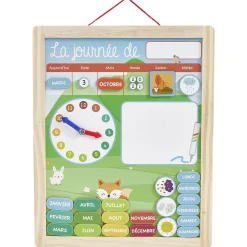 Gifi Tableau organisation enfant activités responsabilités en bois