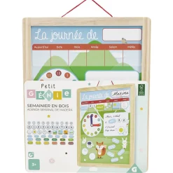 Gifi Tableau organisation enfant activités responsabilités en bois