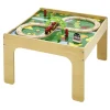Gifi Jeux D'Imagination Et D'Imitation<Table d'activité 2en1 circuit avec train et construction brique bois