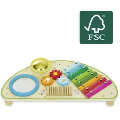 Gifi Jeux D'Imagination Et D'Imitation<Table musicale en bois certifié FSC® - instruments de musique