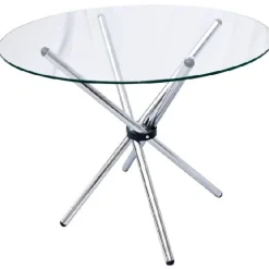 Gifi Table ronde transparente Jidoo