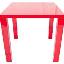 Gifi Table rouge carrée Jidoo 2.0