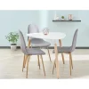 Gifi Table scandinave pieds bois naturel