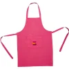 Gifi Tablier avec poche rose fuchsia design macaron