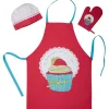 Gifi Tablier toque et manique enfant Cupcake