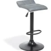 Gifi Tabouret de bar Majestik noir et blanc