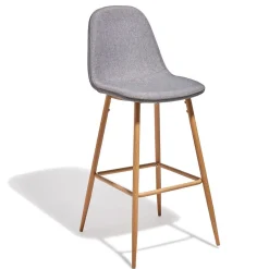 Gifi Tabouret de bar scandinave Gaby x2