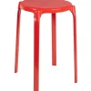 Gifi Tabouret rouge rond