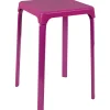 Gifi Tabouret violet carré