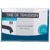 Gifi Taie de traversin bleu gris