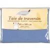 Gifi Taie de traversin bleu 85x185