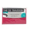 Gifi Taie de traversin rose fuchsia uni