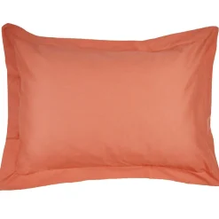 Gifi Taie d oreiller corail avec volant