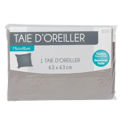 Gifi Taie d oreiller gris