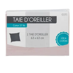 Gifi Taie d oreiller rose