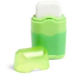 Taille crayon gomme 2en1 bleu ou vert*Gifi New