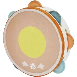 Gifi Eveil<Tambourin en bois et métal Ø18x4,5cm