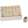 Gifi Tampon alphabet en bois x30