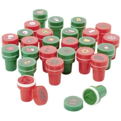 Gifi Tampon encreur thème Noël Rouge et Vert x26