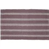 Gifi Tapis déco chenille violet et blanc