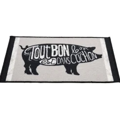 Gifi Tapis de cuisine design cochon format M