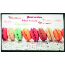 Gifi Tapis de cuisine design macarons