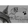Gifi Tapis de cuisine design timbre