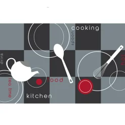 Gifi Tapis de cuisine design ustensiles