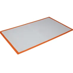 Gifi Tapis de cuisine gris et corail