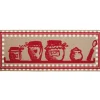 Gifi Tapis de cuisine motif pot de confiture