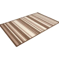 Gifi Tapis de cuisine rayé beige