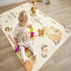 Gifi Eveil<Tapis de jeu enfant thème animaux 177x197cm