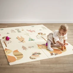 Gifi Eveil<Tapis de jeu enfant thème animaux 177x197cm