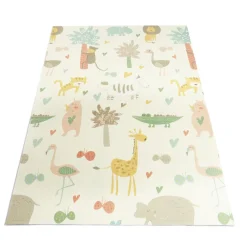 Gifi Eveil<Tapis de jeu enfant thème animaux 177x197cm
