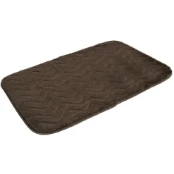 Gifi Tapis effet fourrure chocolat
