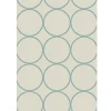 Gifi Tapis effet tissé design Cercles