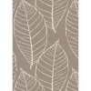 Gifi Tapis effet tissé design Feuilles