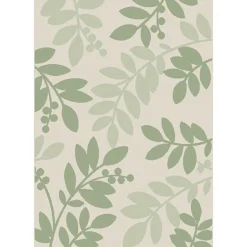Gifi Tapis effet tissé design Fleurs