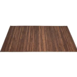Gifi Tapis en bambou marron foncé