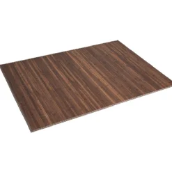 Gifi Tapis en bambou marron foncé