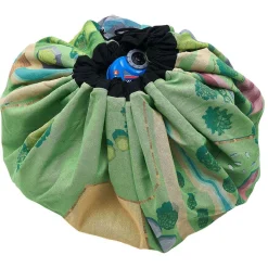 Gifi Tapis enfant 2 en 1 : tapis de jeu double face et sac de rangement