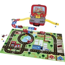 New Gifi Tapis et véhicule de pompier 43 pièces