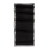 Gifi Tapis Light uni noir contour gris