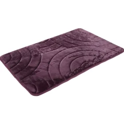 Gifi Tapis à mémoire de forme rectangulaire violet