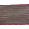 Gifi Tapis polycoton rayé rouge