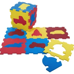 Gifi Jeux De Société Et Éducatifs<Tapis puzzle mousse 9 dalles 30,5x30,5cm avec formes détachables