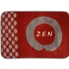 Gifi Tapis rectangle rouge design zen