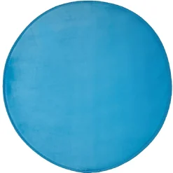 Gifi Tapis rond bleu turquoise